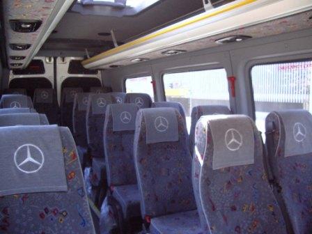 Mercedes Benz Sprinter noma Jelgavā mikroautobuss 15 16 17 18 20 sēdvietas
