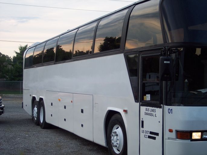 Autobusu noma Jelgavā Neoplan
